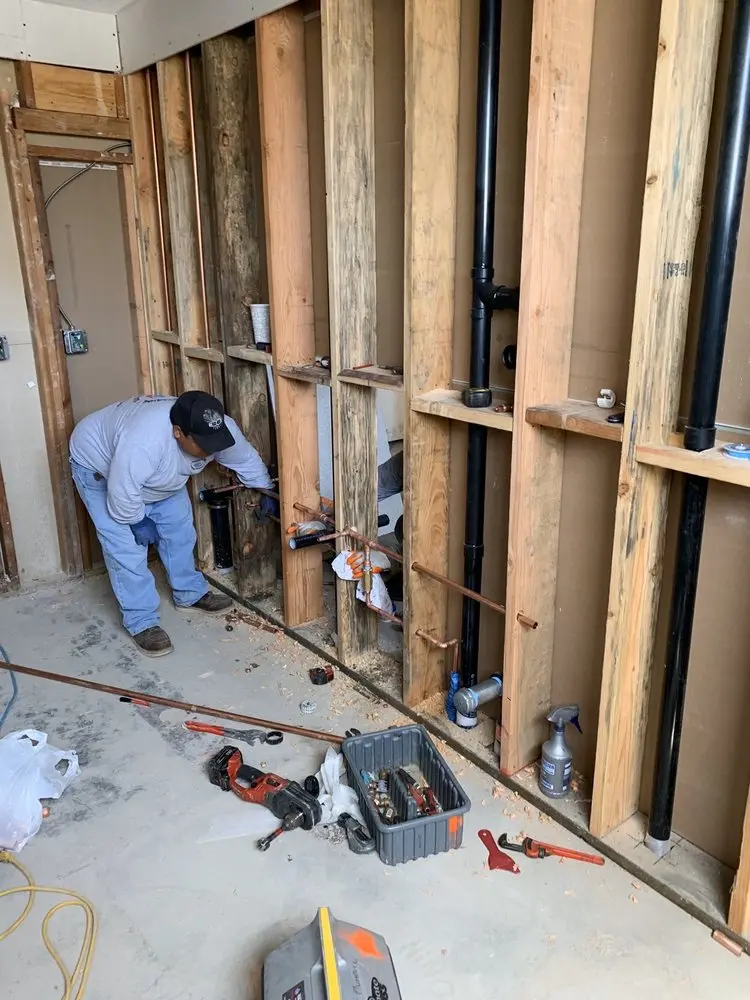 Commercial rough-in plumbing for Gas Line Repair in Belford Manor